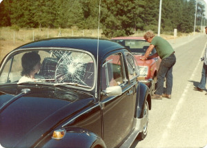 Accident to Dennis VW '75