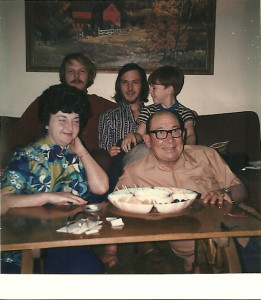 1972 Thanksgiving at the Chester's